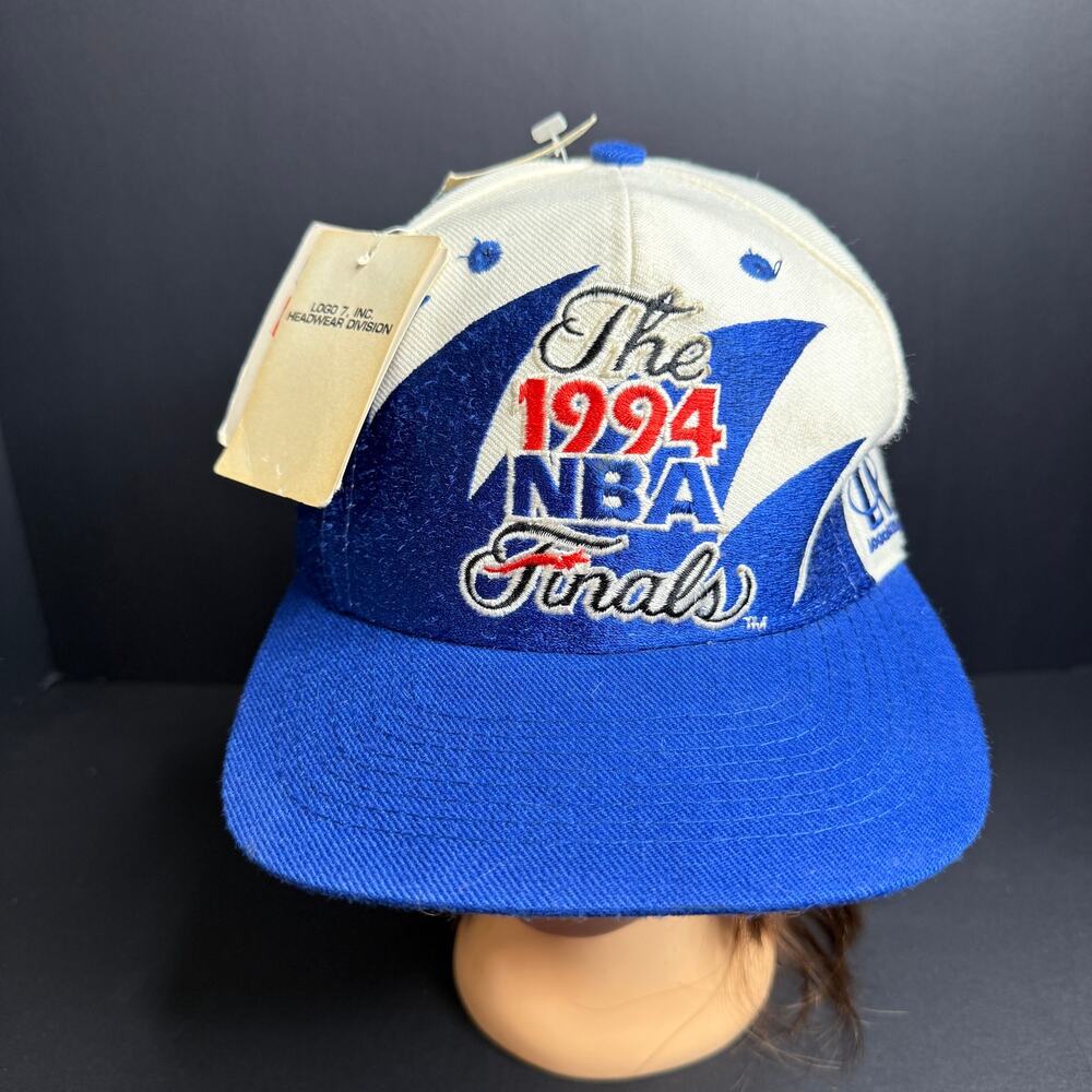Vintage DS 1994 NBA Finals Snapback Logo Athletic Sharktooth Sports NWT